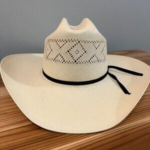 Stetson Saddleman 20X Straw Cowboy Hat Size: 7 1/4
